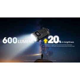 Nitecore TINI3 Nyckelringsficklampa 600 lumen, Grå